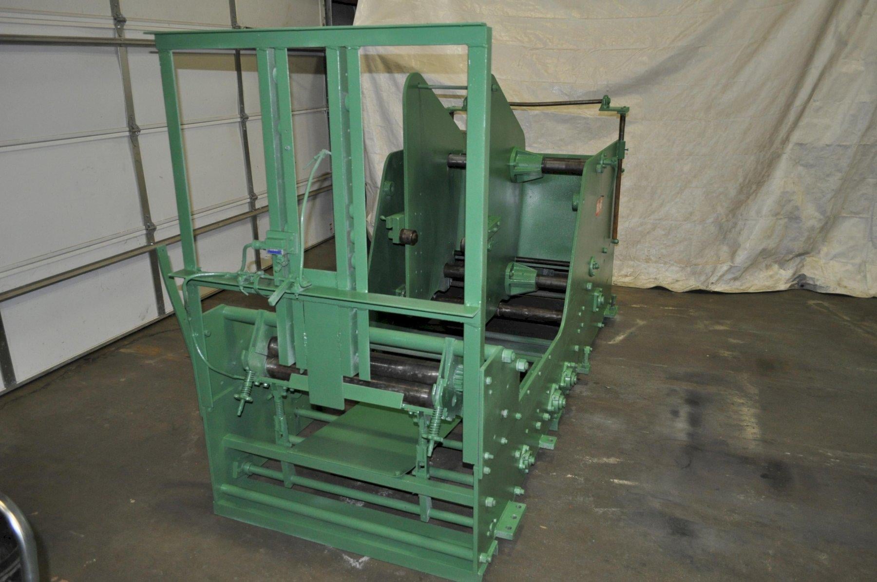 8000 lb. Rowe #8024J, 24" width, 50" outside dimension, loop switch, coil guides - Image 2