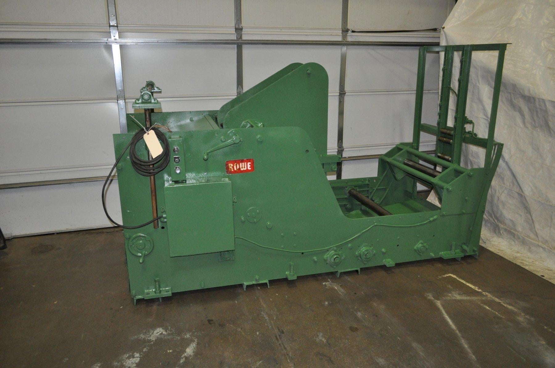 8000 lb. Rowe #8024J, 24" width, 50" outside dimension, loop switch, coil guides - Image 6