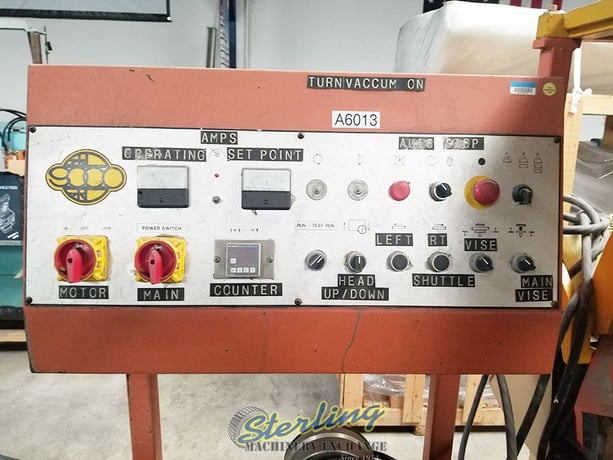 14" Soco #MC-350NFA, non-ferrous saw, 1730 RPM, air vise - Image 2