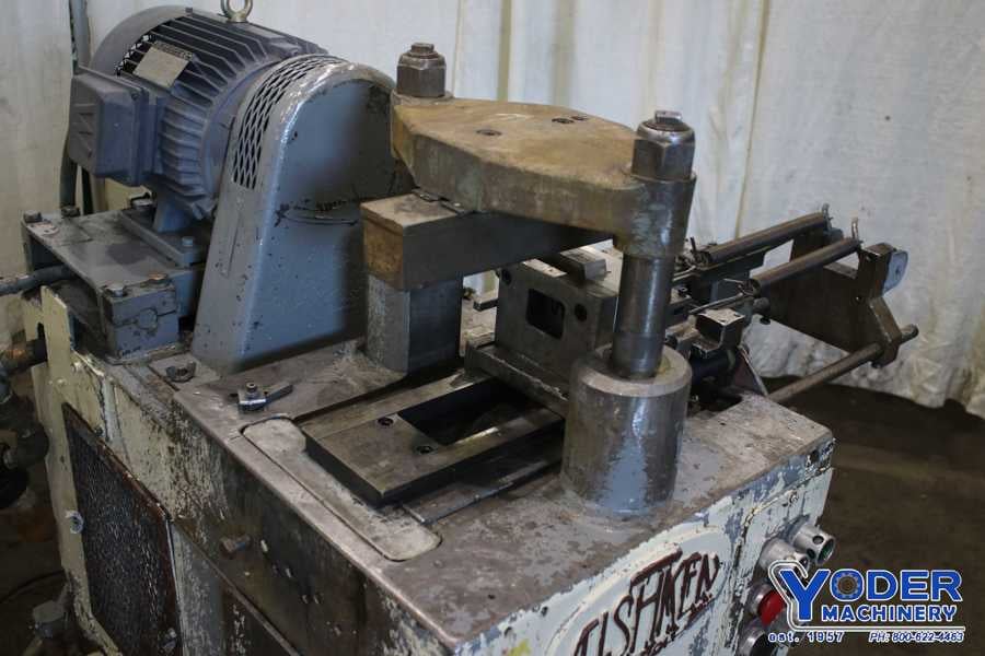 18 Ton, Tishken #CO-6-2, high speed cut-off press, 2 stroke, 8 bten post, 3 HP, #75075 - Image 4