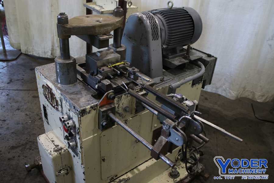 18 Ton, Tishken #CO-6-2, high speed cut-off press, 2 stroke, 8 bten post, 3 HP, #75075 - Image 9