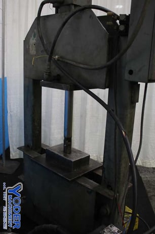 50 Ton, Custom, H-frame hydraulic shop press, 15" stroke, 44" x10" bed, 5 HP, #75140 - Image 5