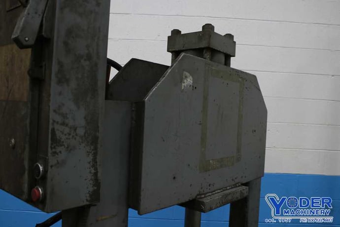50 Ton, Custom, H-frame hydraulic shop press, 15" stroke, 44" x10" bed, 5 HP, #75140 - Image 6