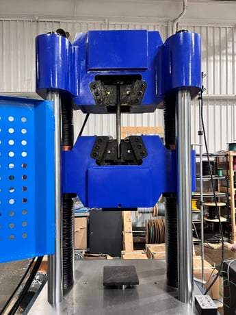 200000 lbf. (1000kN) Frank Bacon #FB-1000H, hydraulic tension & compression testing, hydraulic gripping system - Image 4