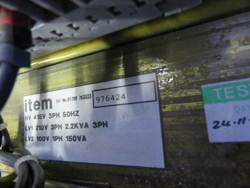 2.2 KVA 415 Primary, 210/100 Secondary, Transformer, 01789 76333 976424, 1/3 phase, 1 yr warranty - Image 7