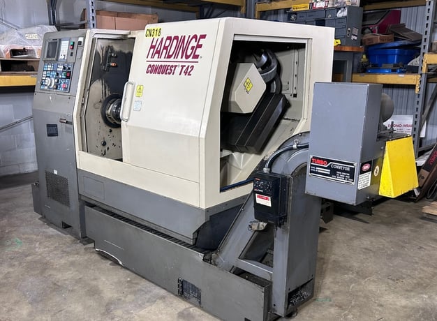 Hardinge #Conquest-T42, CNC turning center, 21.2" swing, 6" chuck, 1.6" bar, 9" diameter, 13.1" length, 10 HP - Image 2
