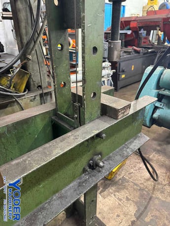50 Ton, OTC #A, hydraulic H-frame press, 6-1/4" stroke, 36" btwn uprights, air powered, #75431 - Image 7