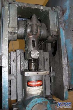 70 Ton, Heim #7GA Flywheel, gap frame single crank press, 3" stroke, air clutch, 1986, #73274 - Image 7