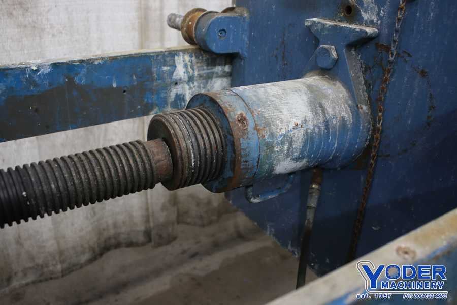 25" x 25" Perrin #POB14162-CR, 32 plate filter press, 2-1/8" plate thickness, #76396 - Image 4