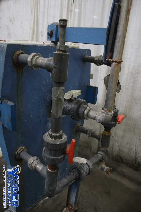 25" x 25" Perrin #POB14162-CR, 32 plate filter press, 2-1/8" plate thickness, #76396 - Image 7