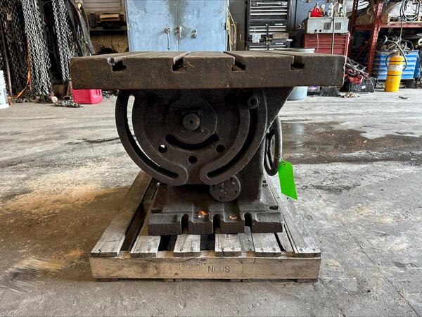 32" x 28" T-slotted tilting box table, 90° tilt - Image 5