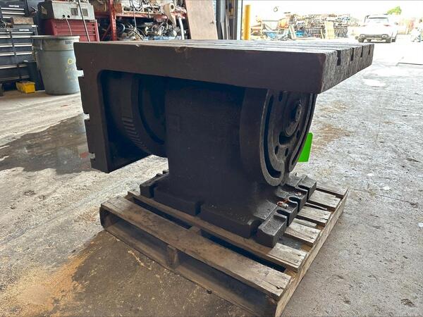 32" x 28" T-slotted tilting box table, 90° tilt - Image 6