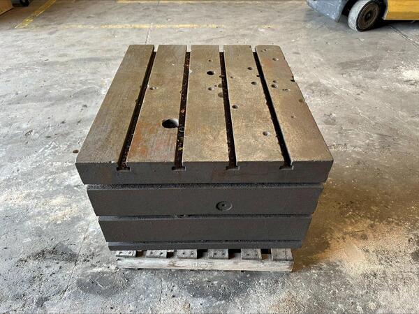 32" x 28" T-slotted tilting box table, 90° tilt - Image 7