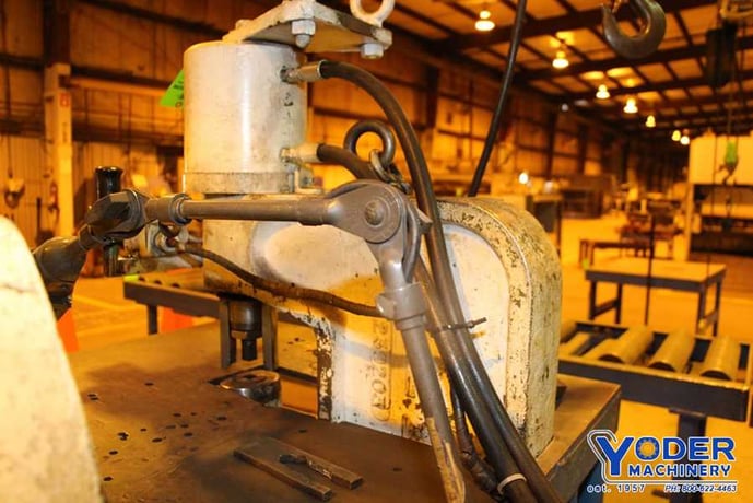 100 Ton, Franklin #F5100-FX6, hydraulic portable punch w/hydraulic unit, 10 HP, #65908 - Image 7