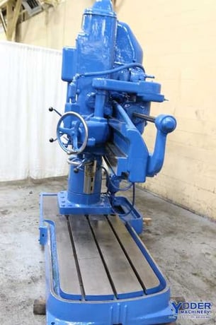 3' -11" Cincinnati Bickford, radial arm drill, power elevation & clamping, 5 HP, #70876 - Image 2