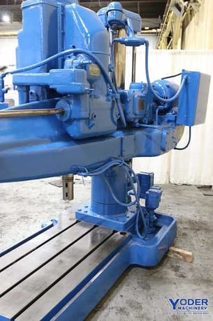 3' -11" Cincinnati Bickford, radial arm drill, power elevation & clamping, 5 HP, #70876 - Image 5