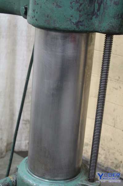 3' -9" Cincinnati Bickford, radial arm drill, power elevation, manual clamping, 3 HP, #72420 - Image 4