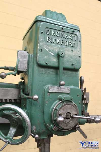 3' -9" Cincinnati Bickford, radial arm drill, power elevation, manual clamping, 3 HP, #72420 - Image 6