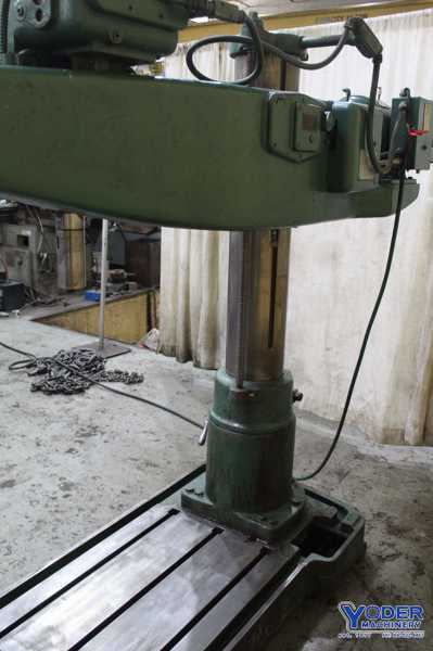 3' -9" Cincinnati Bickford, radial arm drill, power elevation, manual clamping, 3 HP, #72420 - Image 8