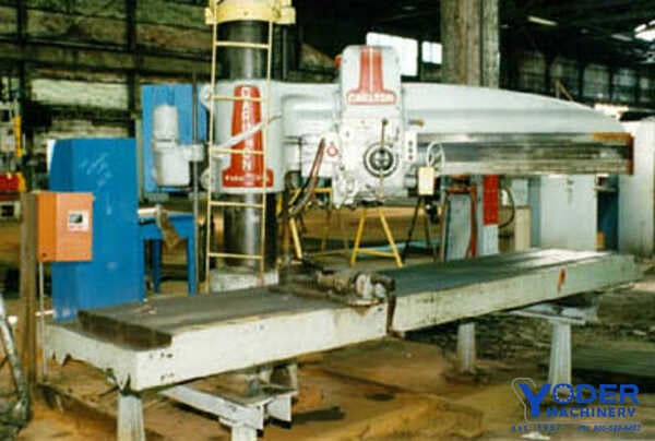 6' -13" Carlton, radial drill, power elevation & clamping, 7.5 HP, #5MT, #4359 - Image 1