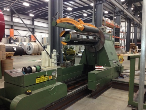 .080" x 72" Iowa #Slear-2 Precision MBL line, 20000 lb., 20" ID, 150 FPM, mandrel uncoiler - Image 2