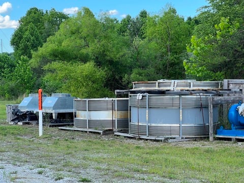 GEA flash dryer, partial gas recycling system, mineral drying, mild steel construction, unused, 2019 - Image 2