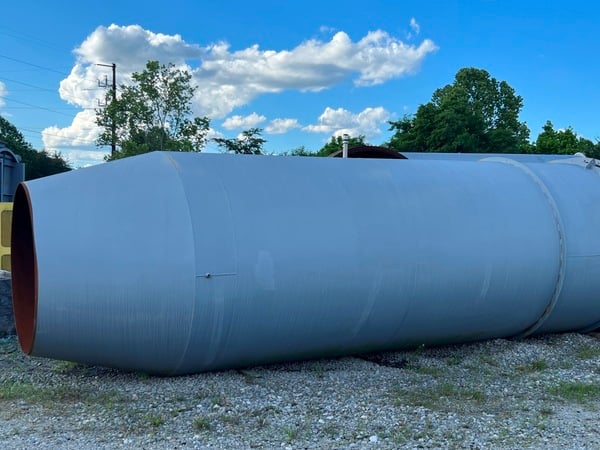 GEA flash dryer, partial gas recycling system, mineral drying, mild steel construction, unused, 2019 - Image 9
