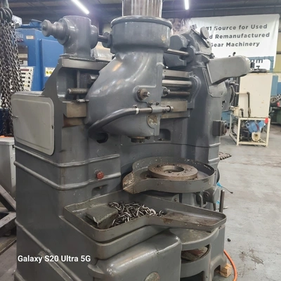 Fellows #645A5, gear shaper, 18" dia., 5" stroke length, large bore in table, 5" riser, excellent - Image 1