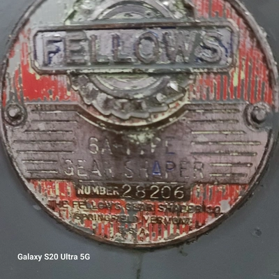 Fellows #645A5, gear shaper, 18" dia., 5" stroke length, large bore in table, 5" riser, excellent - Image 10