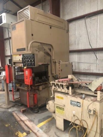 Cincinnati #OBS110, hydraulic gap frame press, 10" stroke, 6.25" Shut Height, 25 HP - Image 2
