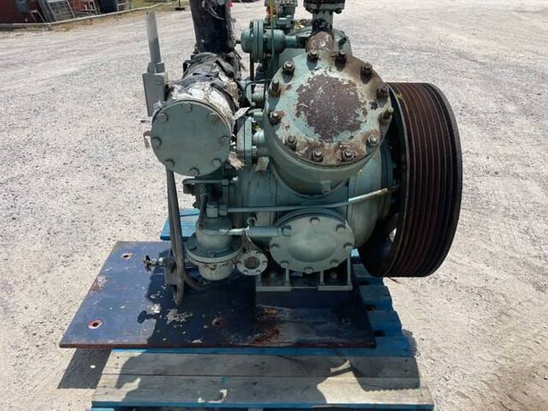 Grasso #RC-211, 2-Cylinder Bare Reciprocating Compressor, 1000 max RPM, 305 psig, 1993 - Image 7