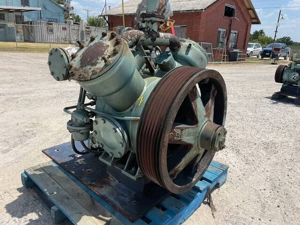 Grasso #RC-211, 2-Cylinder Bare Reciprocating Compressor, 1000 max RPM, 305 psig, 1993 - Image 8