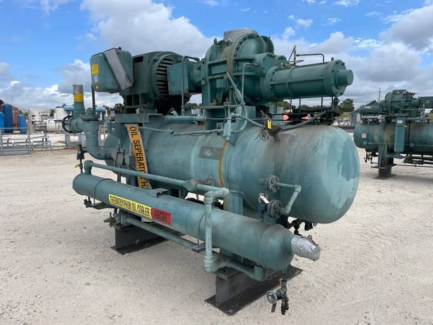 450 HP Frick #RWBII-177H, Rotary Screw Compressor Package, 3500 RPM, 350 psig, 3570 RPM - 60 V. Motor - Image 8