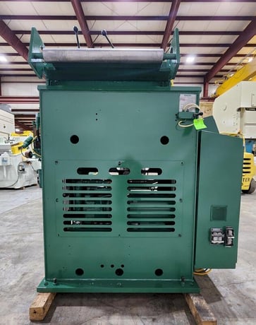 5000 lb. Minster, coil servo feed line, 26" width x .090" stock, 72" OD, 20" ID, double end reel - Image 10
