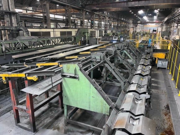 3-1/2" x .08" -.250" Mannesmann Demag tube mill, mandrel type double uncoiler - Image 4