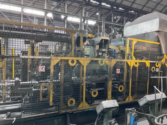 3-1/2" x .08" -.250" Mannesmann Demag tube mill, mandrel type double uncoiler - Image 9
