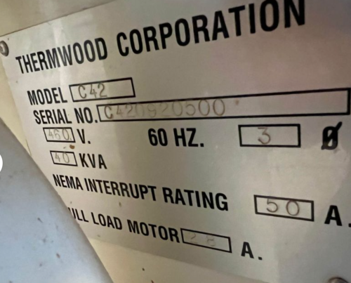 Thermwood #C42, CNC Router, (2) 5' x5' Tables, 2-large router, 4-small routers, 2000 - Image 2