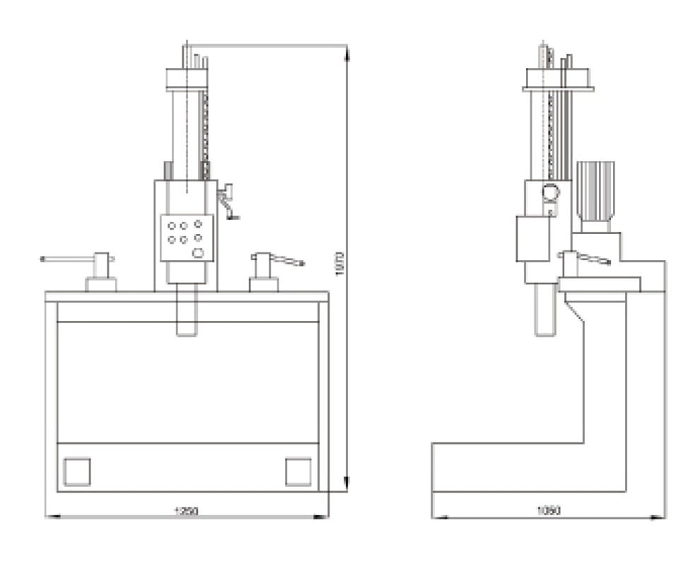 SJMC #TB8016, air floating boring machine, mechanically electrically-pneumatically integrated - Image 2