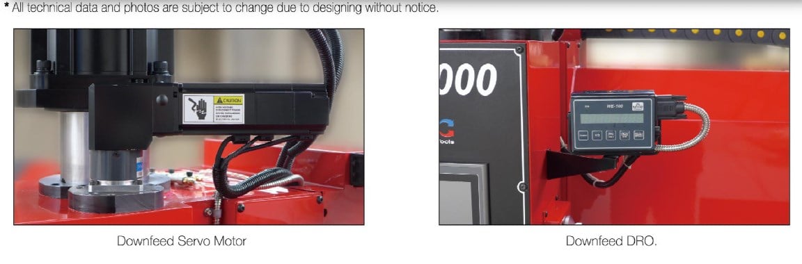 SJMC #MG1000, block grinding & milling machine, automatic downfeed CNC touch screen - Image 8