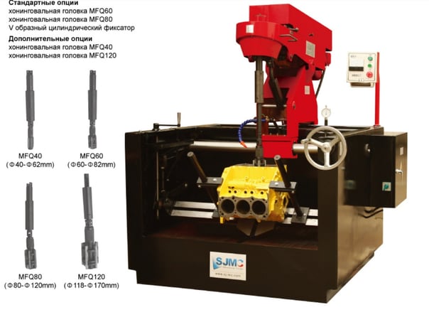 SJMC #3MB9817, vertical honing machine, 35-170mm hole honed diameter, 320mm hole honed depth - Image 6