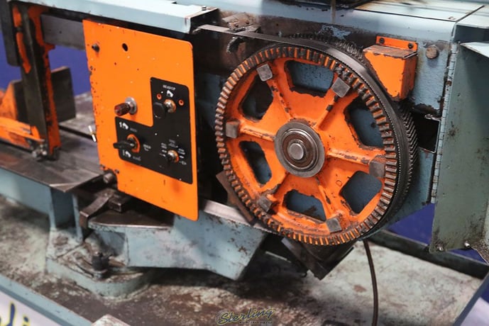 10" x 16" Scotchman #SH1016, heavy duty horizontal band saw, 1" x .035" x 159" blade, 105-275 SFPM, power - Image 5
