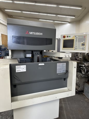 Mitsubishi #FA-10SM, wire Electrical Discharge Machine, 13.8" X, 9.8" Y, 8.6" Z, submerged, automatic - Image 1