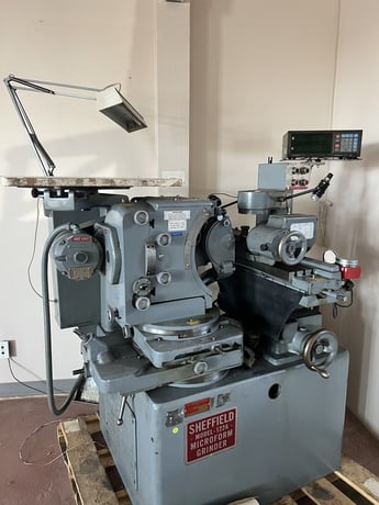 Sheffield #122A, form grinder, 7" x10" table, 6" wheel diameter, 4" work head column vertical adjustment - Image 1