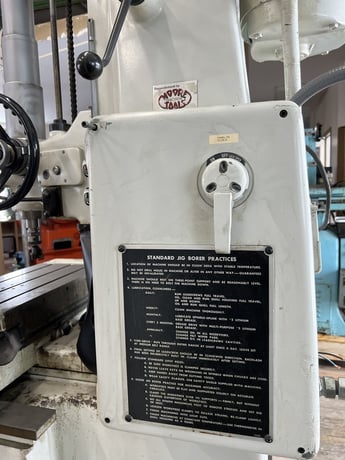 Moore #1-1/2, jig borers, 10.6" x 19.6" table, tooling - Image 5