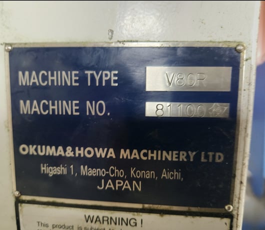 Okuma-Howa #V80R, vertical turn CNC lathe, OH-Fanuc L Control, 40" swing, 24" chuck, 30 HP - Image 10