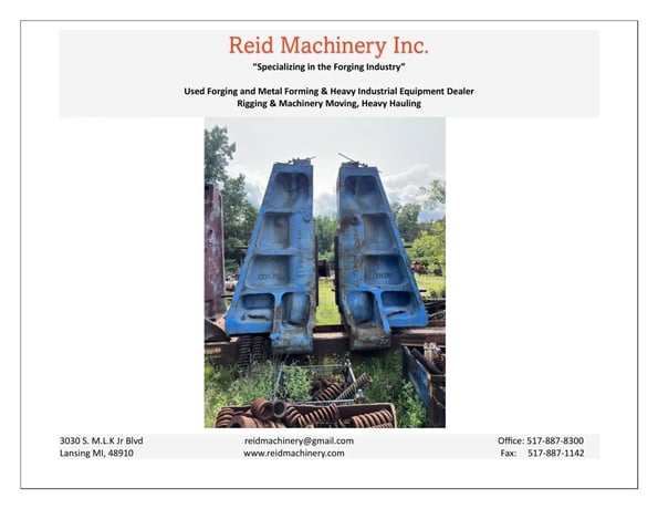 10000 lb. Chambersburg drop Hammer, 52" ram stroke, 30" btwn guides - Image 2