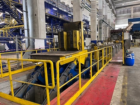 Entry & Exit coil walking beam, Siemag, with downender & upender, hydraulically operated - Image 5