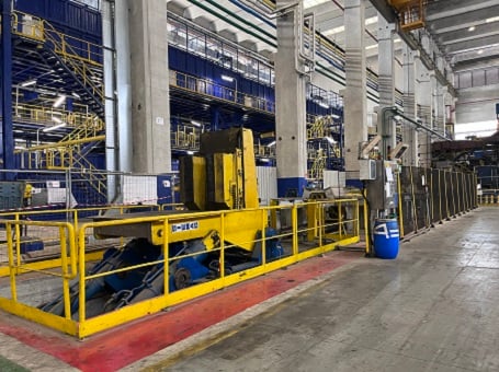Entry & Exit coil walking beam, Siemag, with downender & upender, hydraulically operated - Image 7