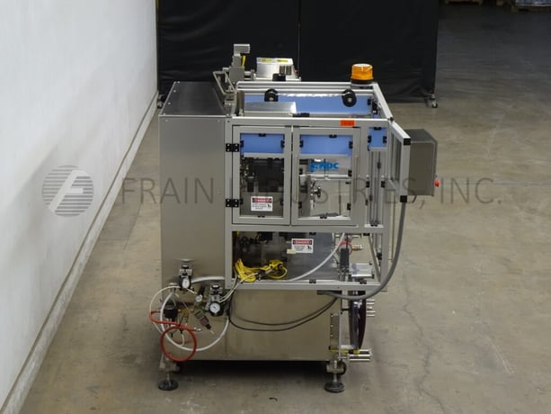 PDC #75-M-ID, automatic shrink sleeve labeler and tamper evident, up to 400 containers per minute, Allen - Image 4