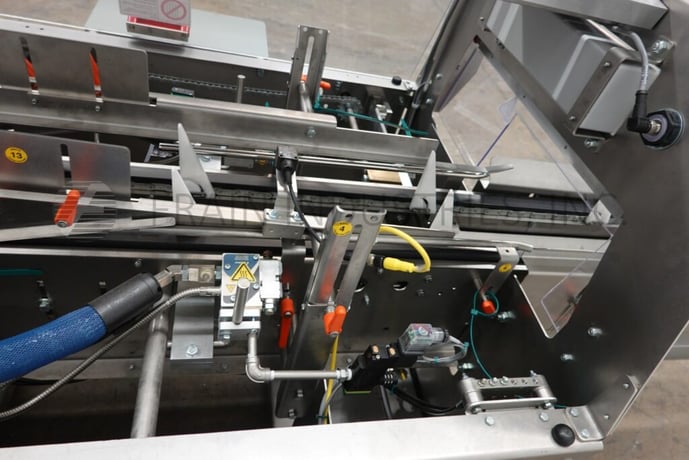 Adco #15HCS-50-SS, semi-automatic, Stainless Steel, hot melt glue carton sealer, Nordson hot melt glue system - Image 2